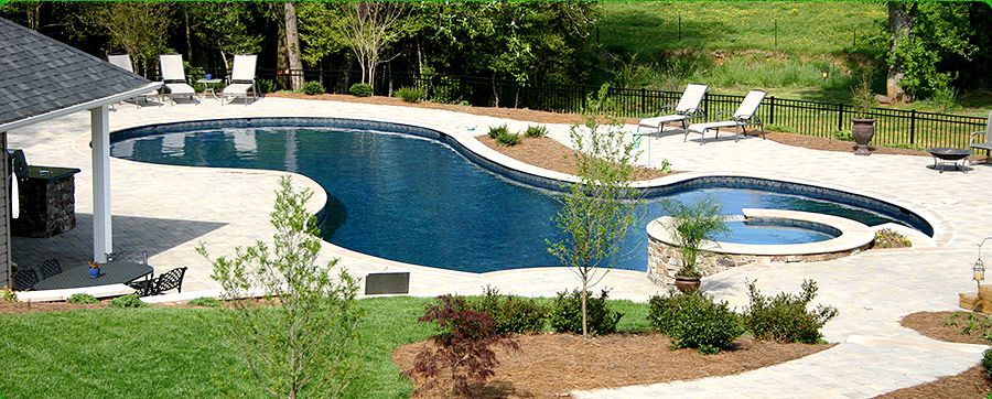 King of the Greens Stone Veneer Pools Landscaping